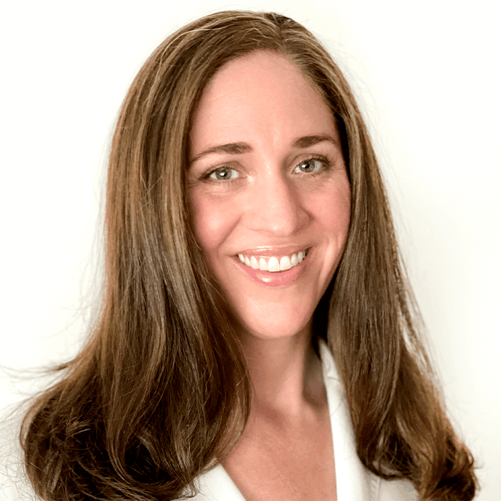 Headshot of Megan Tarrant, NP, Apostrophe board-certified dermatologist.