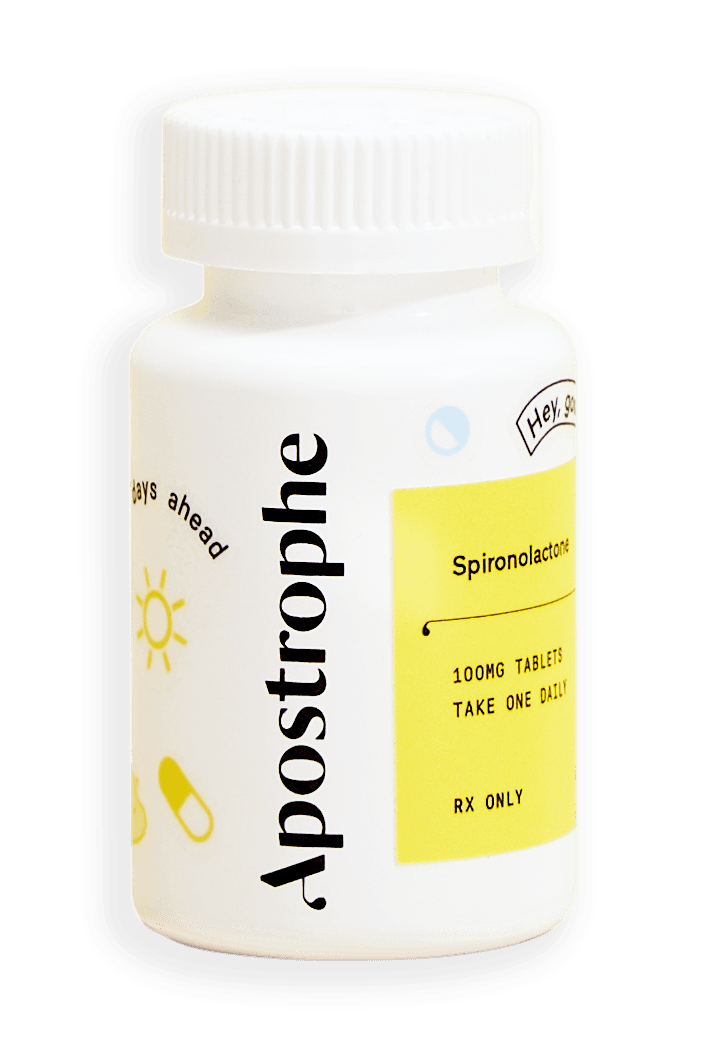 Apostrophe topical medication bottle